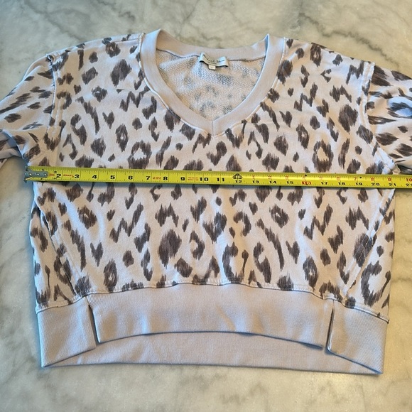 Michael Stars Camila V Neck Sweatshirt - Picture 11 of 13